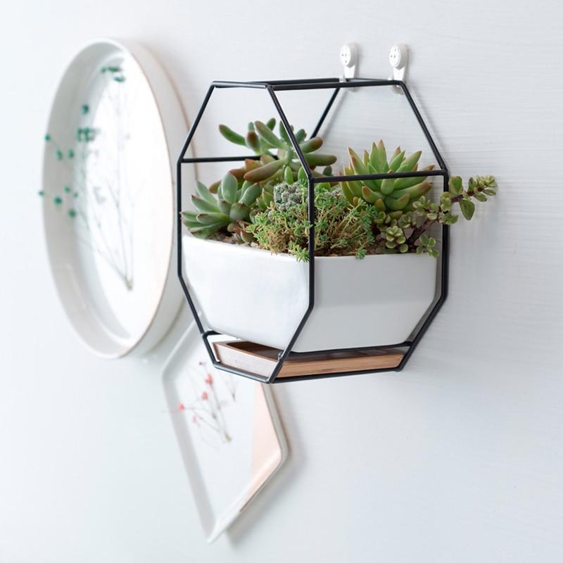 Elle - Nordic Ceramic Succulent Plant Pot - Nordic Side - Modern Planters
