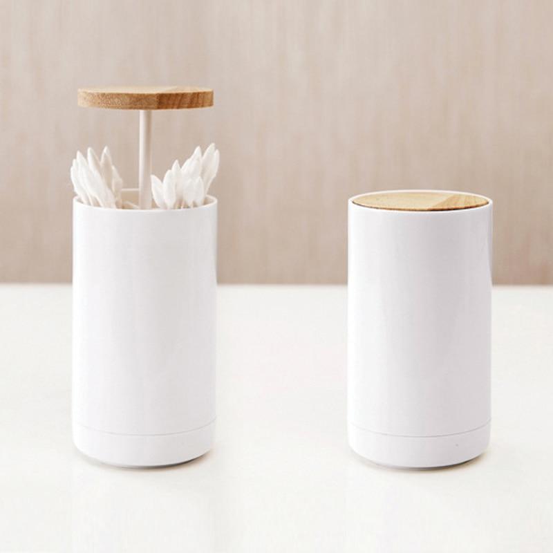 Automatic Wooden Toothpick Holder - Nordic Side - 