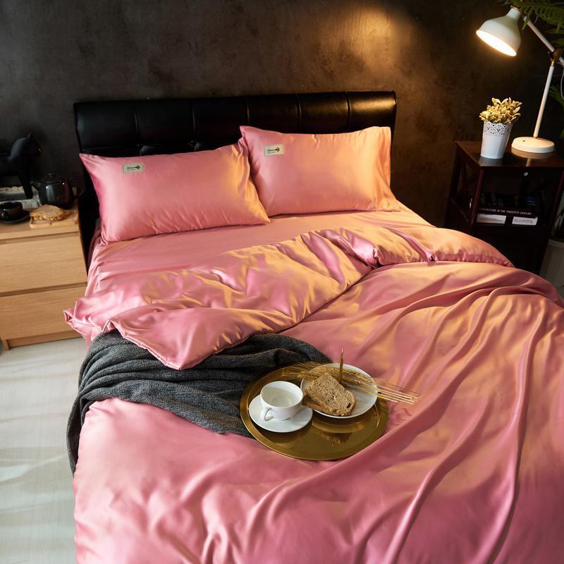 Luxury Rich Silk Bedding Set - Nordic Side - 