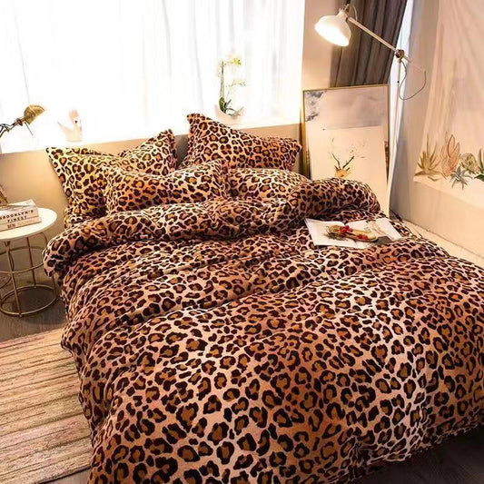 Classic Leopard Bedding Set - Nordic Side - 