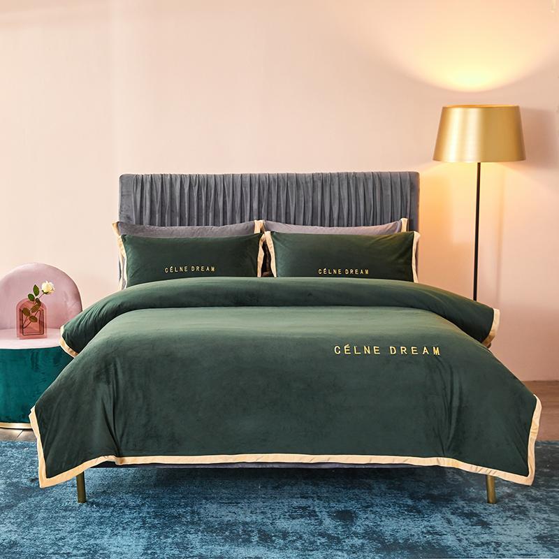 Celne Dream Velvet Bedding Set - Nordic Side - 