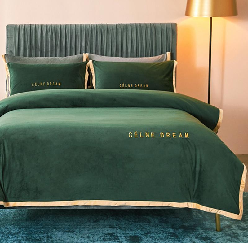 Celne Dream Velvet Bedding Set - Nordic Side - 