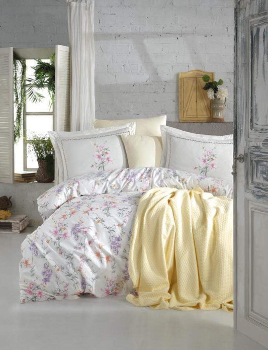 Jasmine Sari Turkish Linen - Nordic Side - bed, bedding, duvet, spo-enabled