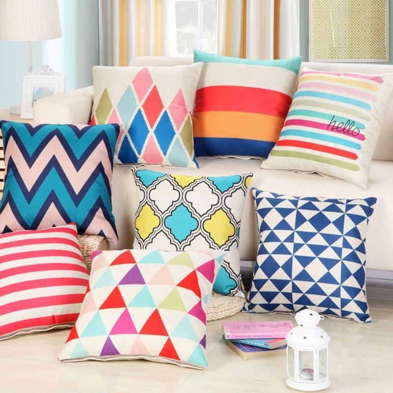 Colorful Cushion - Nordic Side - bis-hidden, home decor, throw pillow