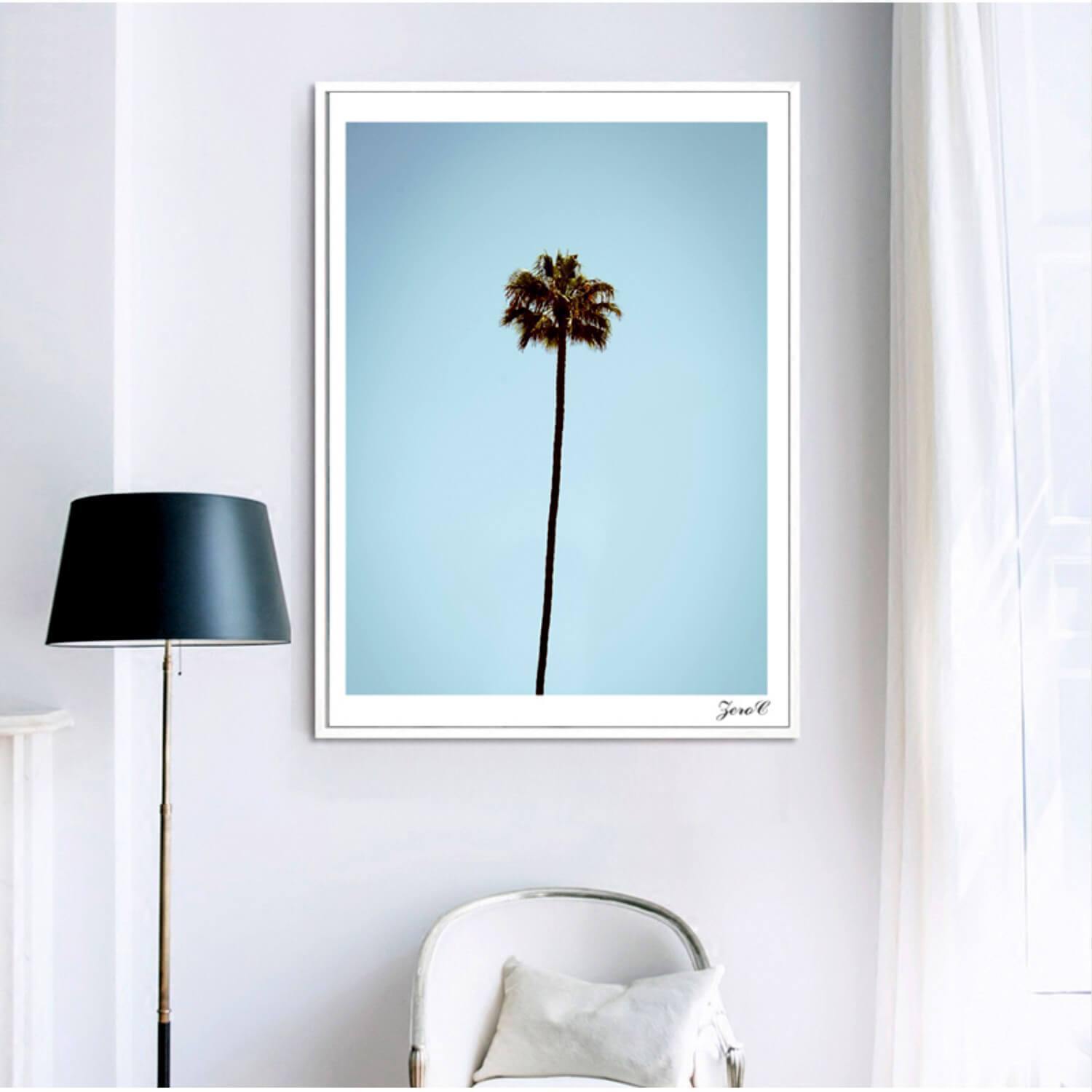 Palm On The Beach Wall Art - Nordic Side - 