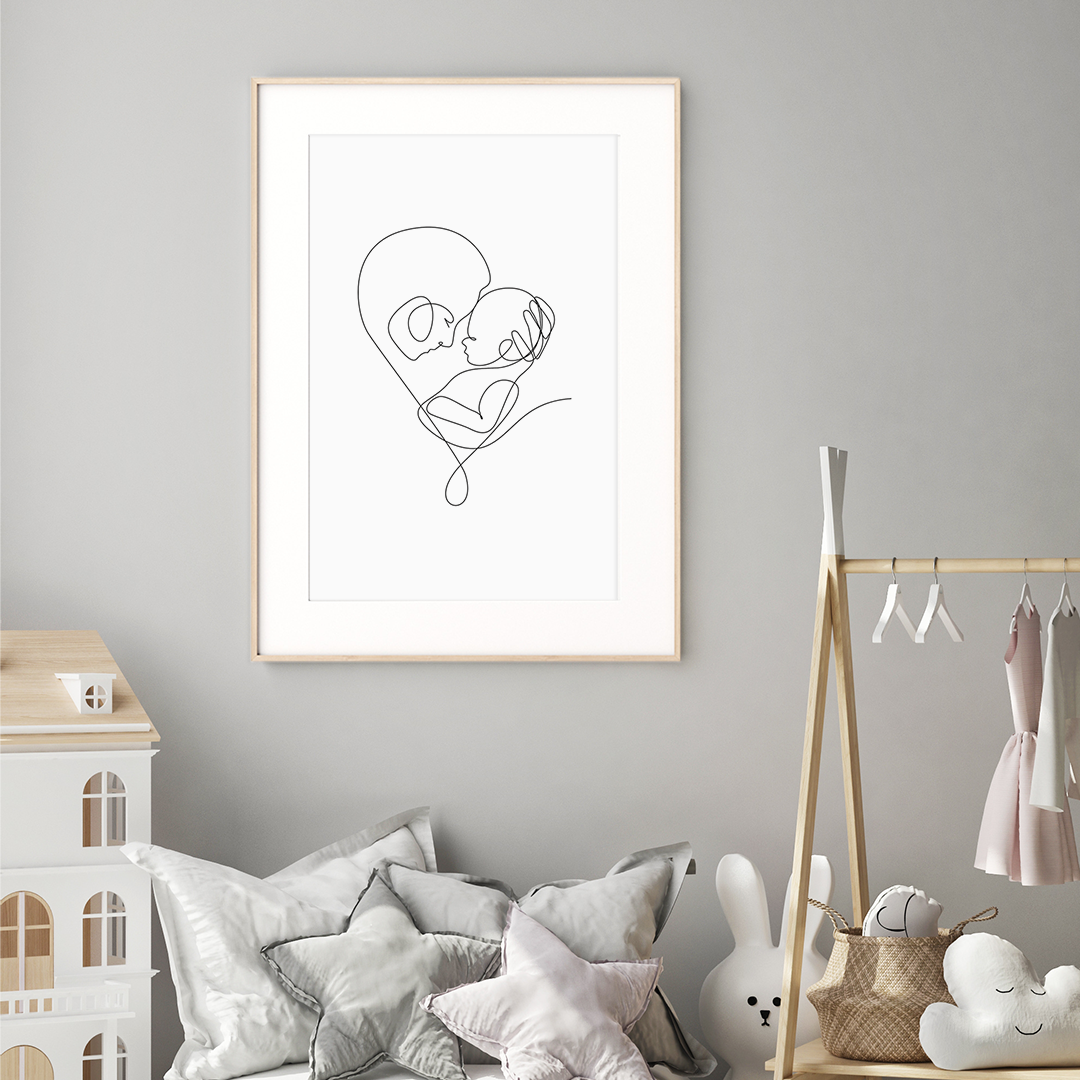 My Baby You'll Be Prints - Nordic Side - Art + Prints, not-hanger