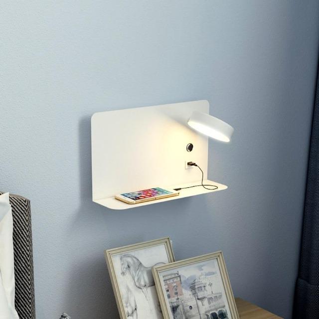 Putri - USB Bedside Wall Lamp - Nordic Side - LIGHTING, Lightning