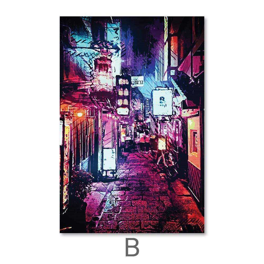 Osaka Streets Canvas - Nordic Side - 