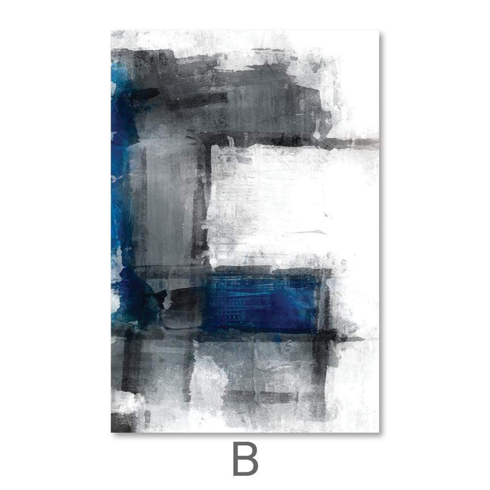 Abstract Iceberg Canvas - Nordic Side - 