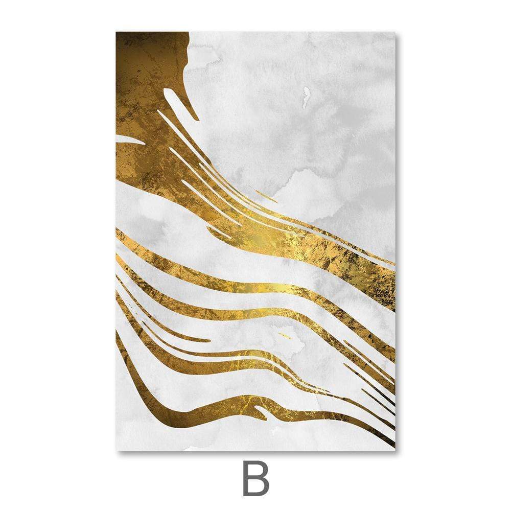 Golden Ripple Canvas - Nordic Side - 
