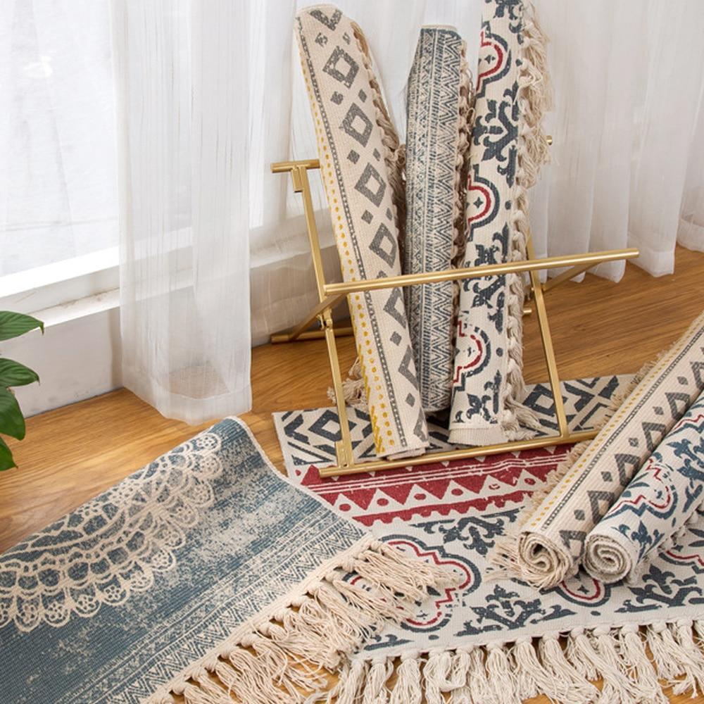 Retro Bohemian Tassel Carpet - Nordic Side - 