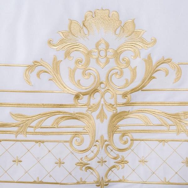 Royal White Egyptian Cotton Duvet Bedding Set (6 Pieces) - Nordic Side - architecture, arcitecture, art, artist, Bedromm, contemporaryart, decor, decoration, design, designer, designinspirati