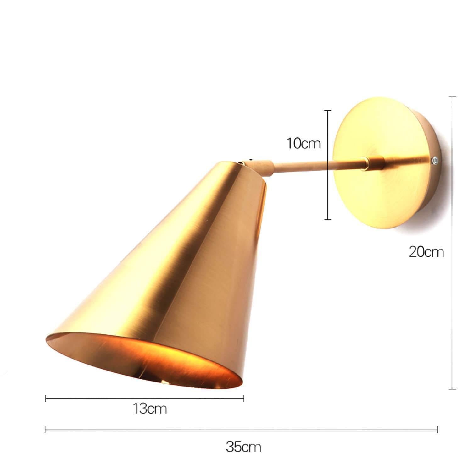 Sconce Copper Wall Lamp - Nordic Side - 