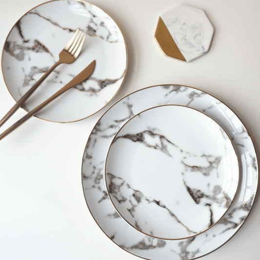 Marble Plate - Nordic Side - bis-hidden, dining, plates