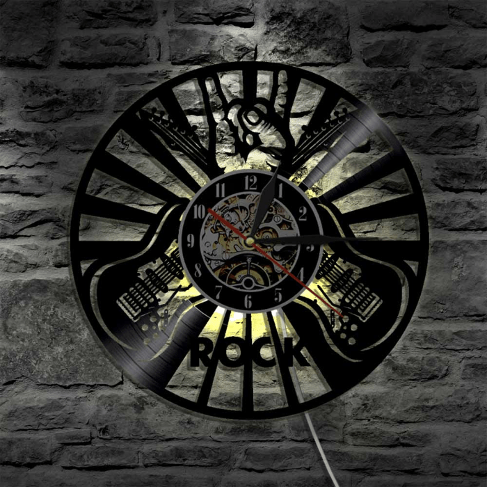 Rock and Roll Vinyl Clock - Nordic Side - 