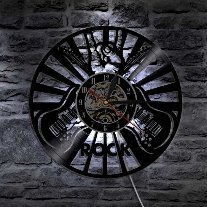 Rock and Roll Vinyl Clock - Nordic Side - 