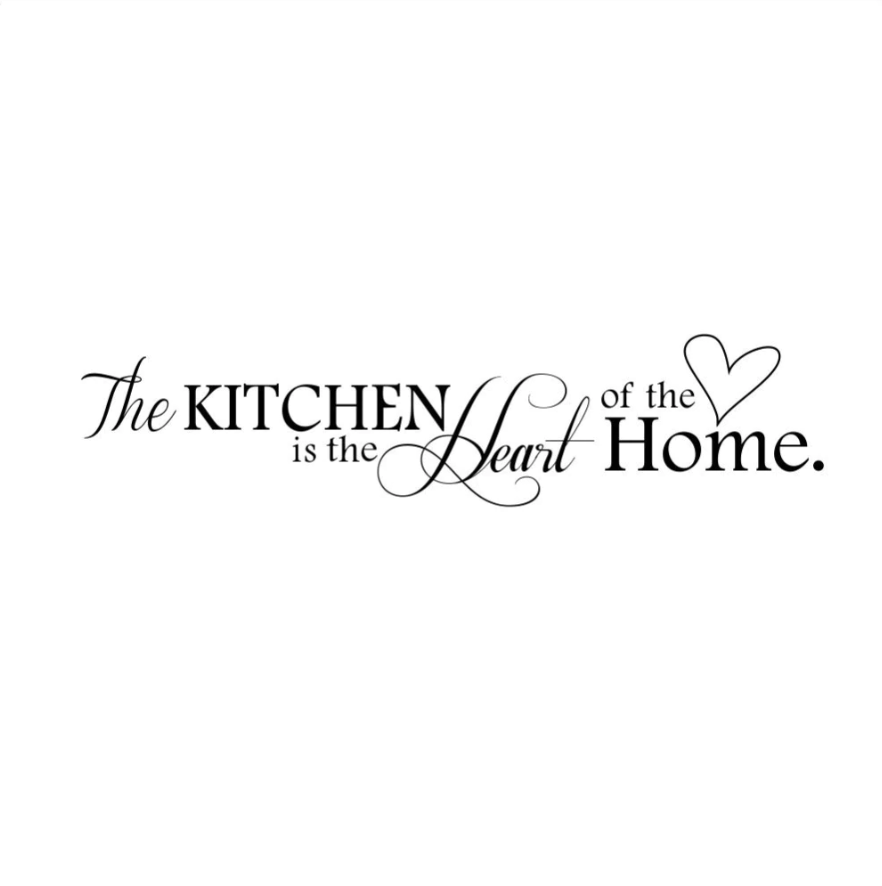 Kitchen Heart of Home Wall Sticker - Nordic Side - 