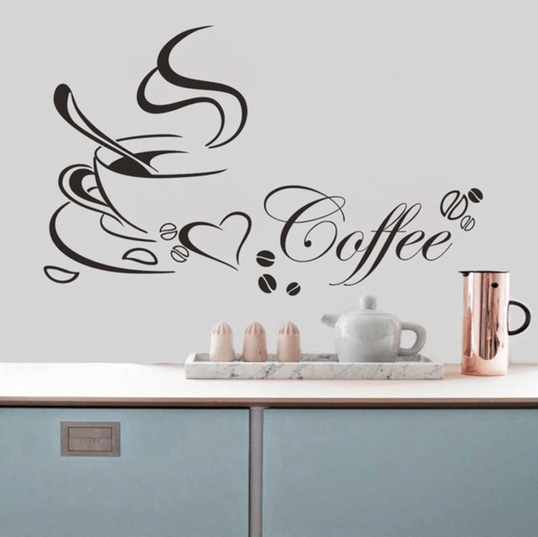 Coffee Wall Sticker - Nordic Side - 