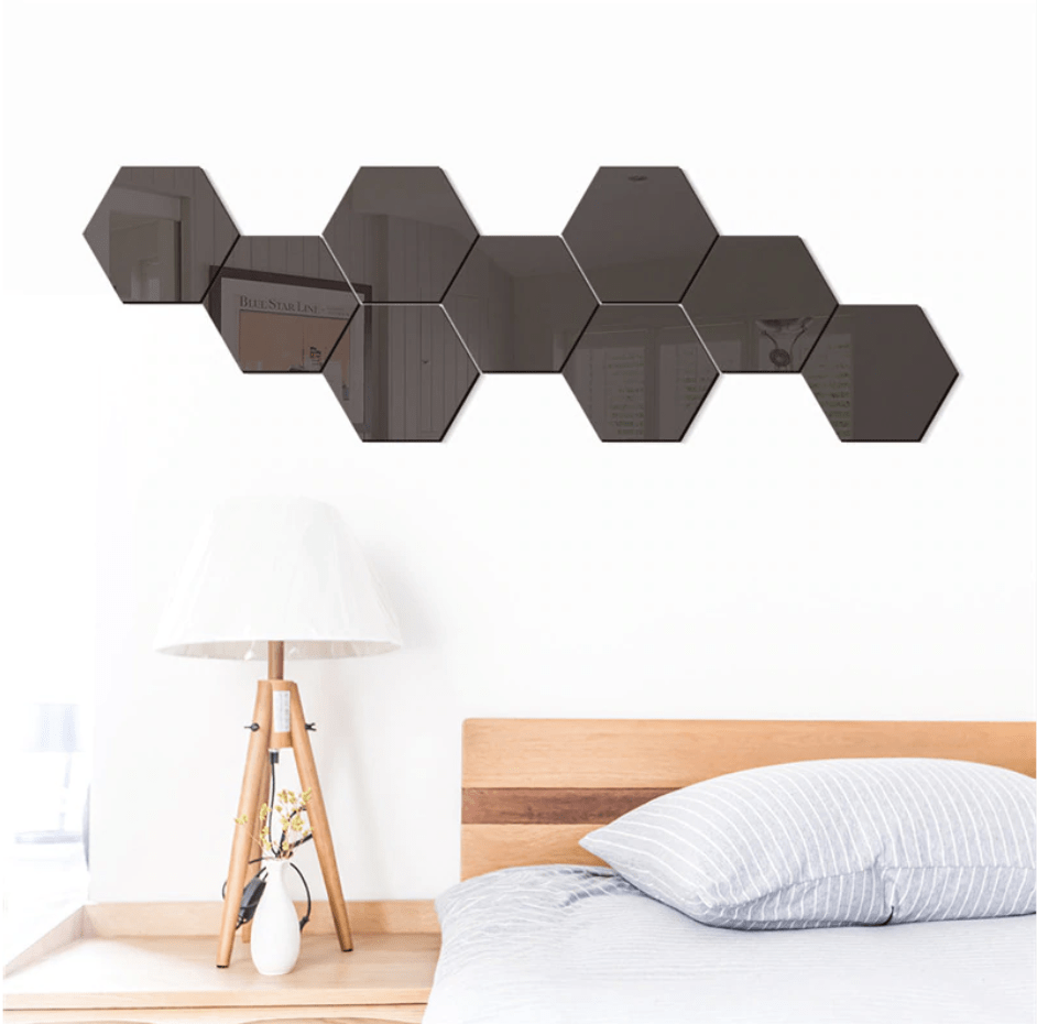 Honeycomb Reflective Wall Stickers - Nordic Side - 