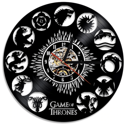 Game of Thrones Vinyl Clock - Nordic Side - 