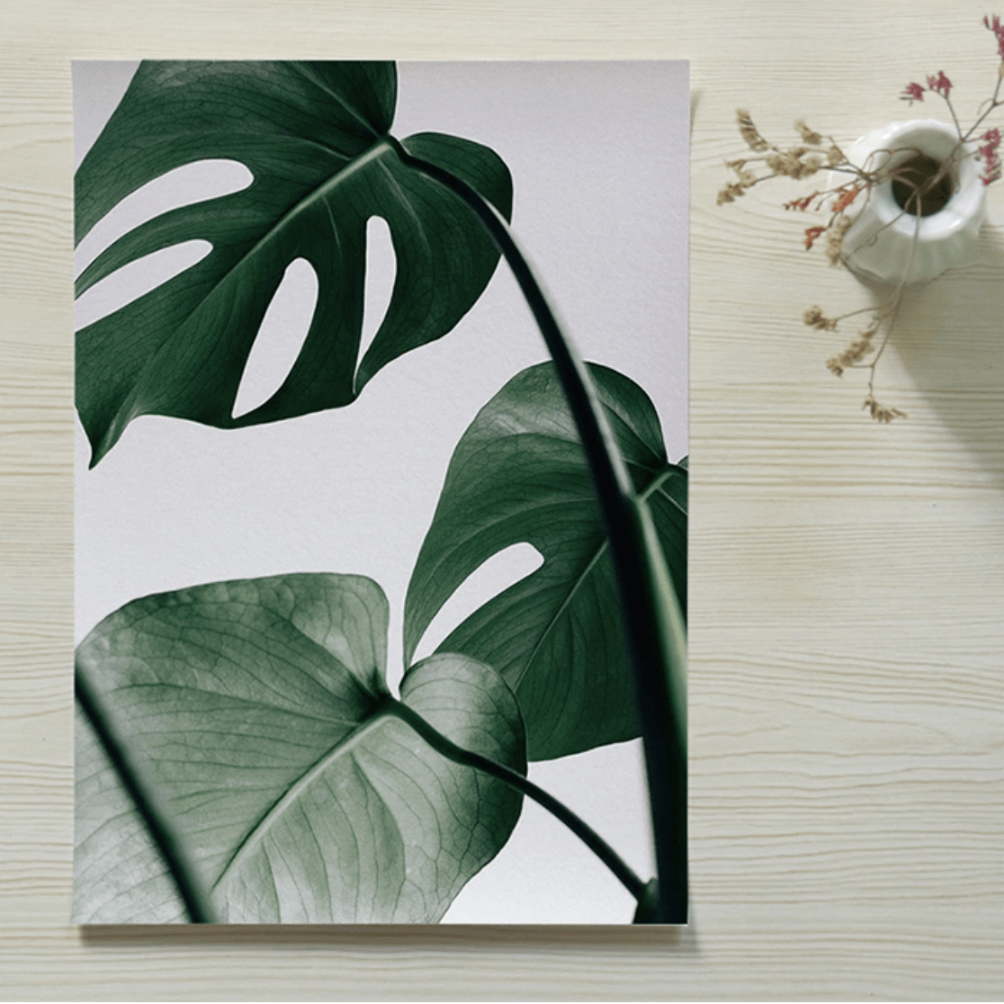 Tropical Leaf Canvas - Nordic Side - 