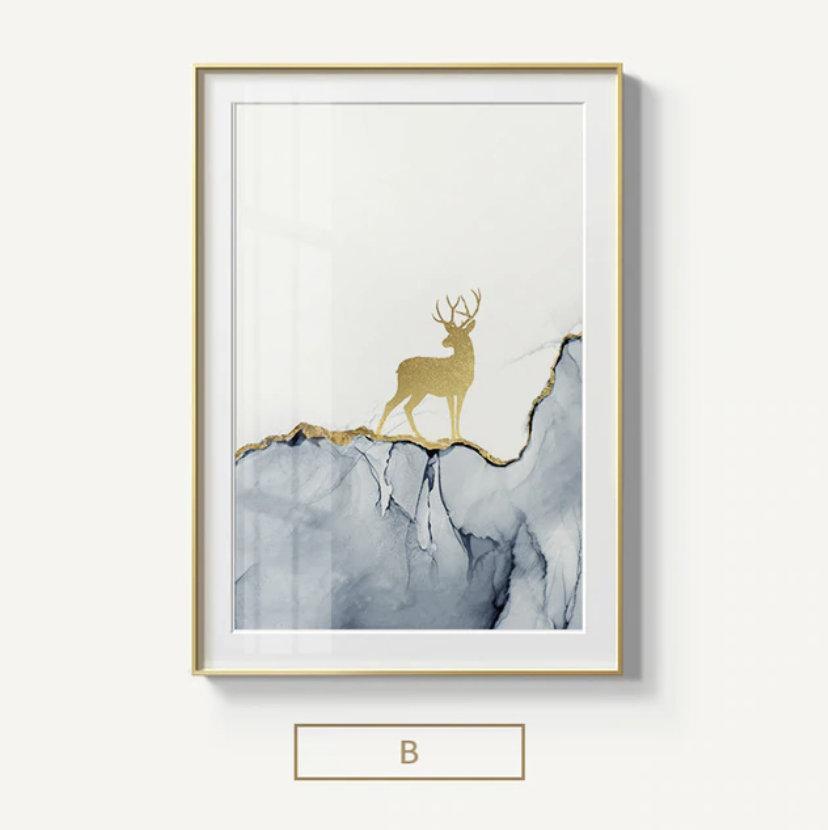 Golden Deer Canvas - Nordic Side - 