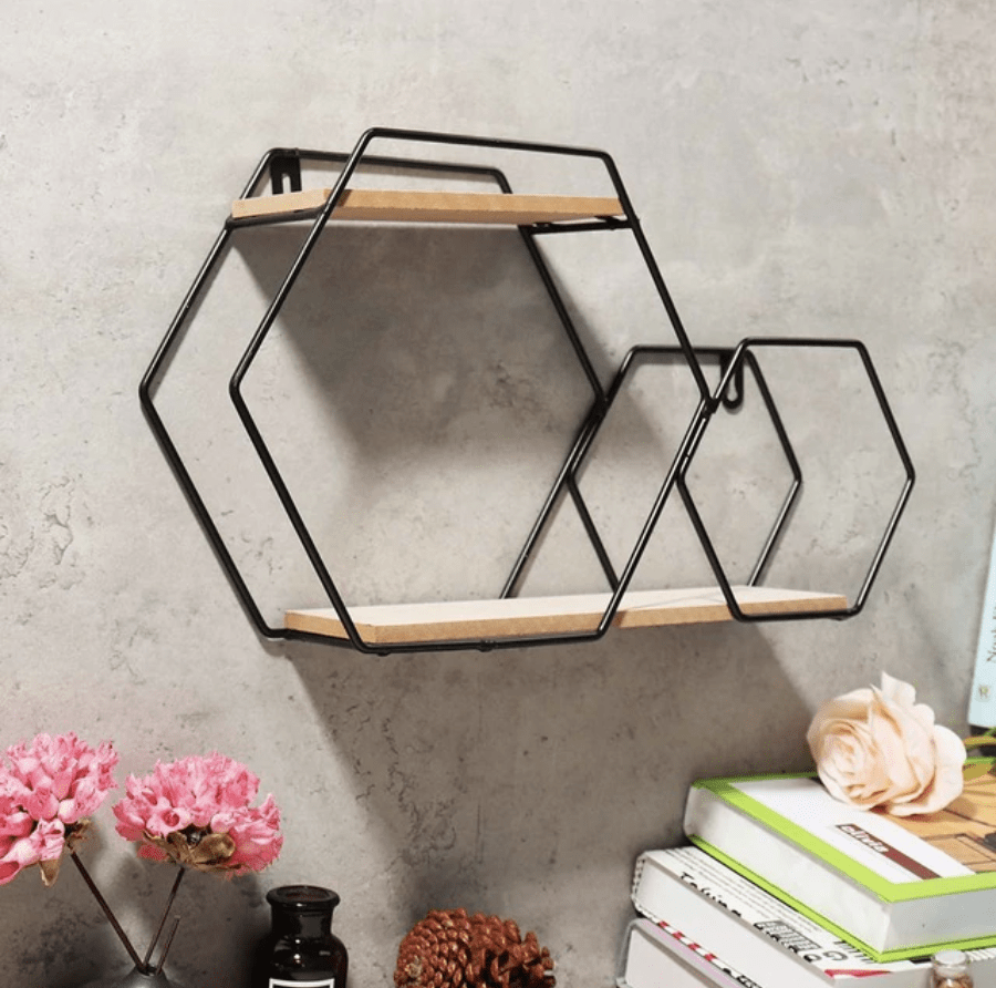 Minimal Hexa Shelf - Nordic Side - 