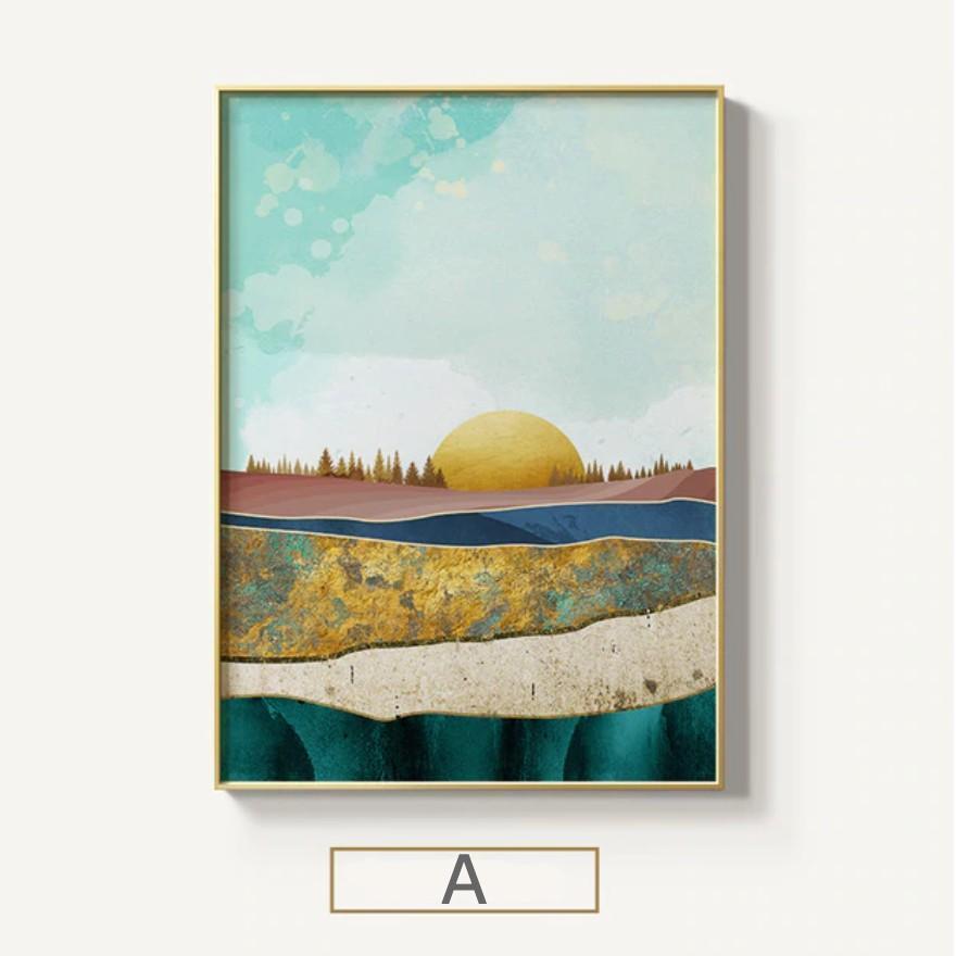 Abstract Sunsets Canvas - Nordic Side - 