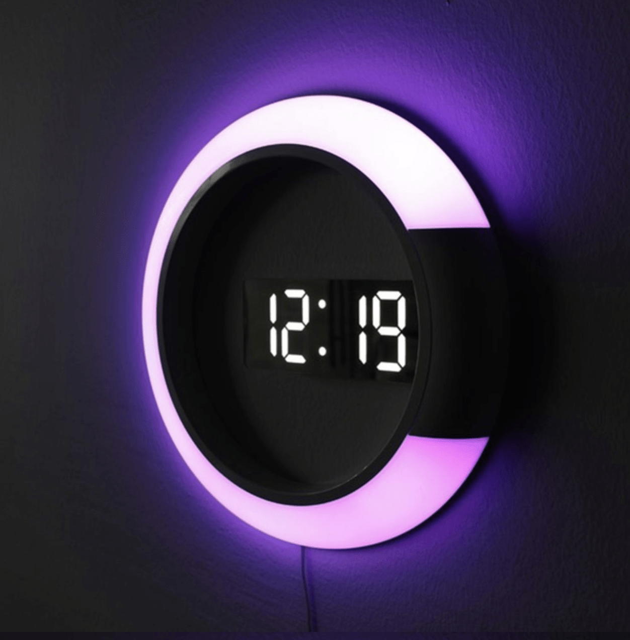 Iris LED Digital Clock - Nordic Side - 