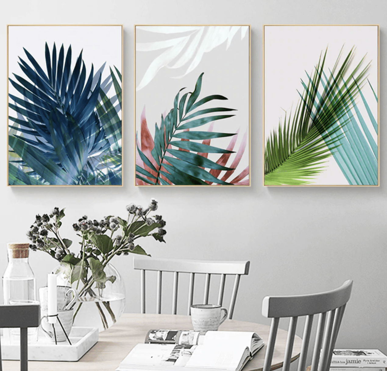 Exotic Leaves Canvas - Nordic Side - art