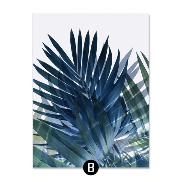 Exotic Leaves Canvas - Nordic Side - art