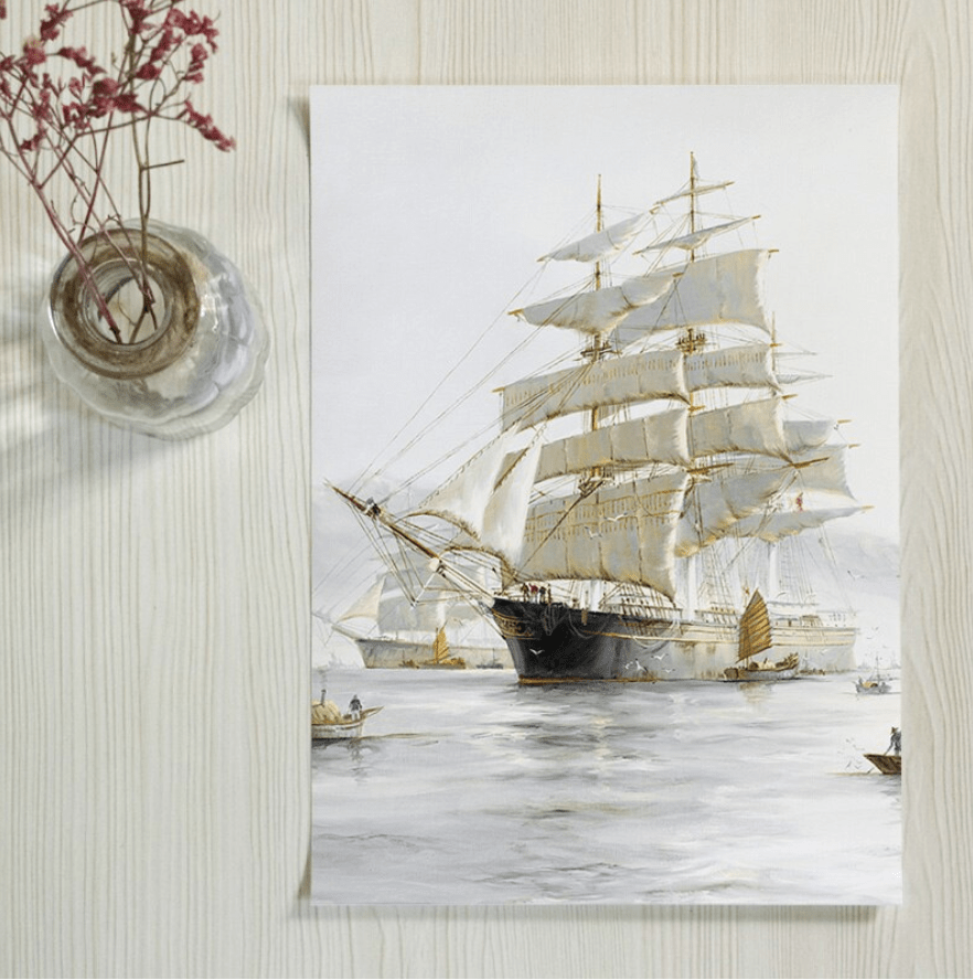 European Ship Canvas - Nordic Side - art