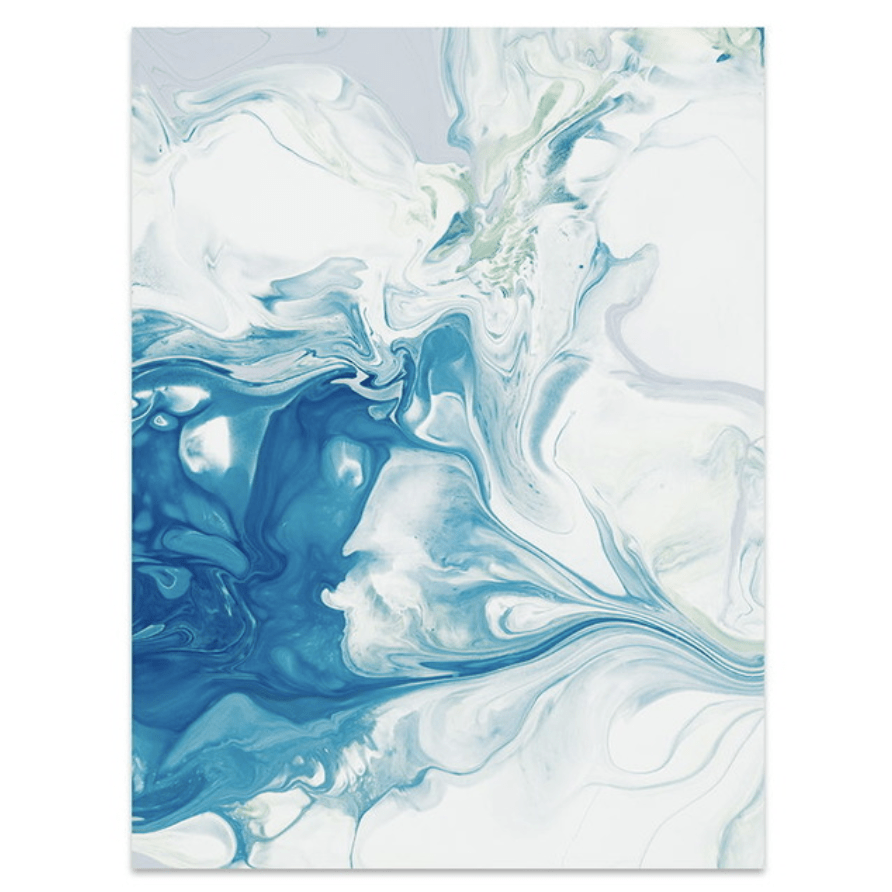 Abstract Waters Canvas - Nordic Side - 