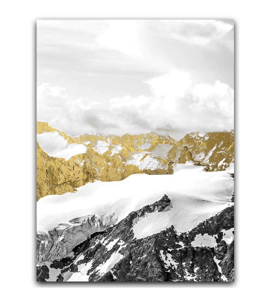 Golden Mountain Canvas - Nordic Side - 