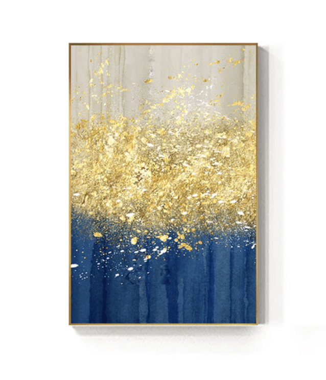 The Golden Splash Canvas - Nordic Side - 