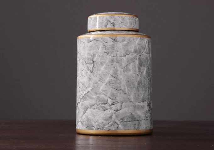 Marble Jar Vase - Nordic Side - bis-hidden, home decor, vases