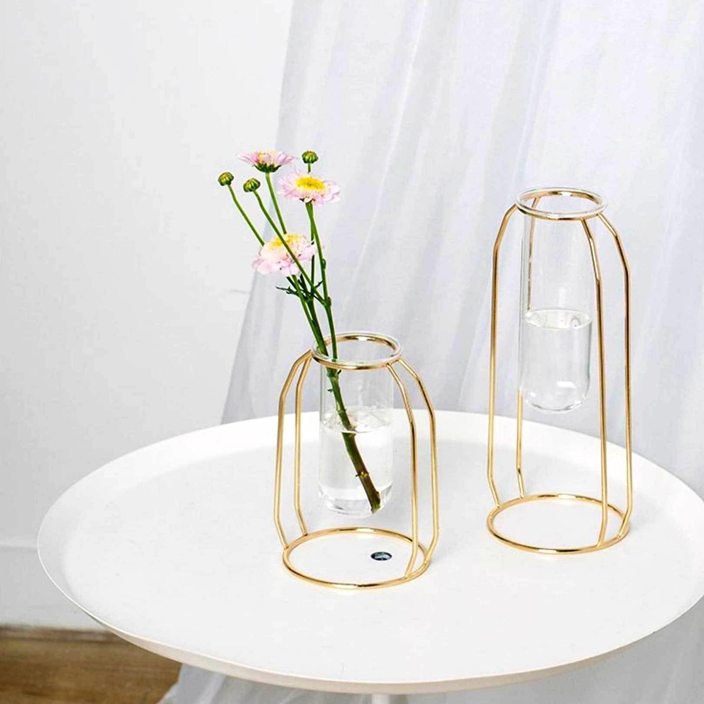 Glass & Iron Vase - Nordic Side - 