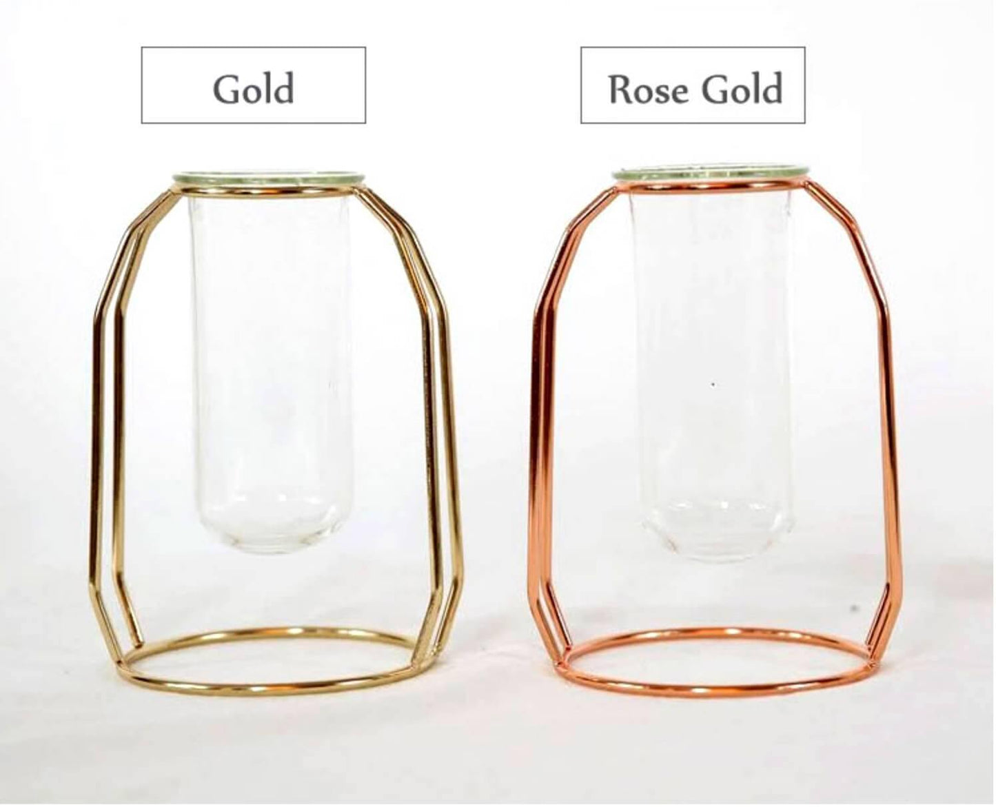 Glass & Iron Vase - Nordic Side - 