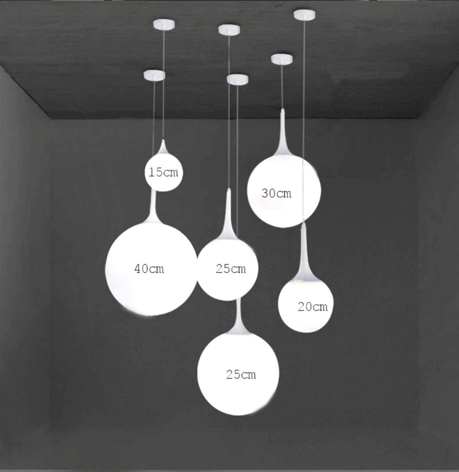 Simple & Modern Ball Pendant Lighting - Nordic Side - 