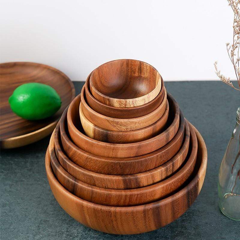 Eloise Wood Serving Bowl - Nordic Side - 30 Nov (Dubai), 30 Nov (Germany), 30 Nov (USA), bowls, dining, diningwood, plates