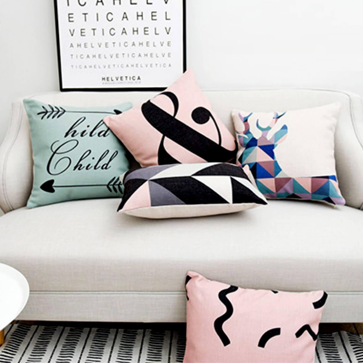 Sweet Blink Cushion Covers - Nordic Side - 