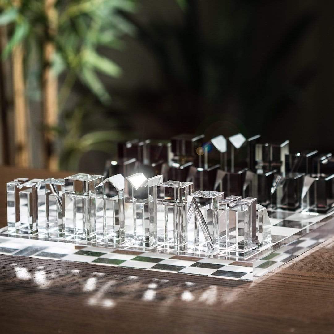 Crystal Chess Set - Nordic Side - spo-disabled