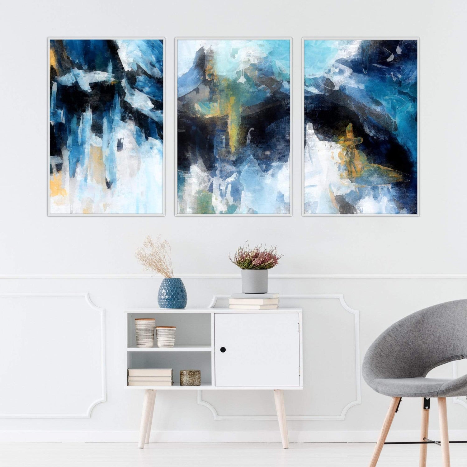 Abstract Glacial Canvas - Nordic Side - 