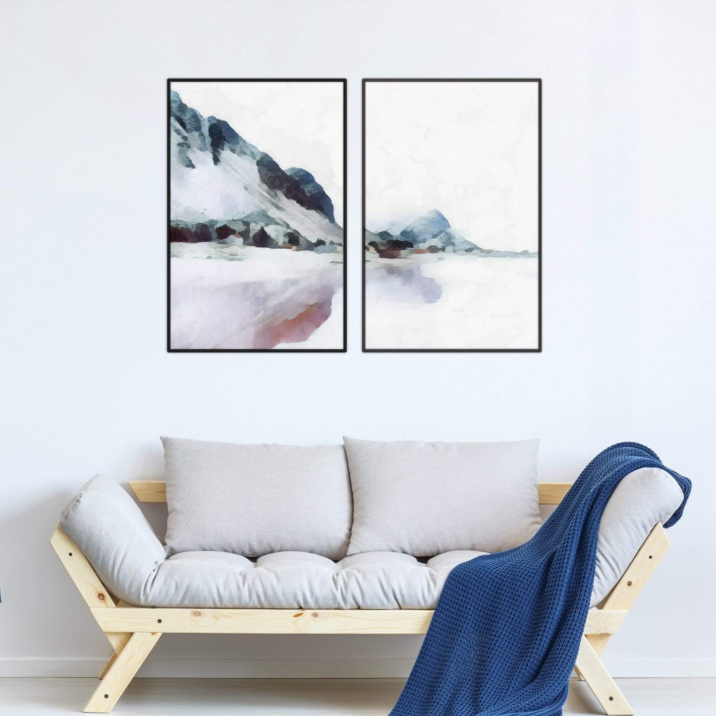 Pastel Mountains Canvas - Nordic Side - 