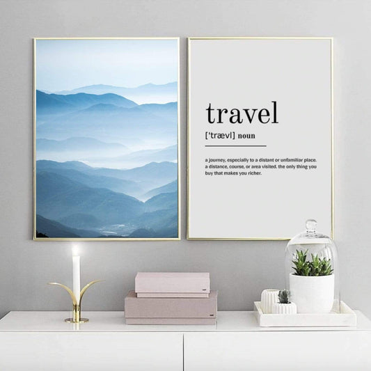 Travel Definition Canvas - Nordic Side - 