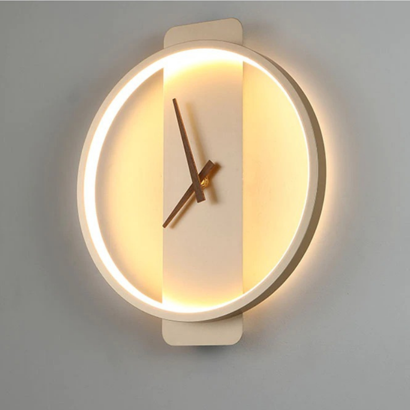 HomeQuill™ Illuminating LED Wall Clock - Nordic Side - 