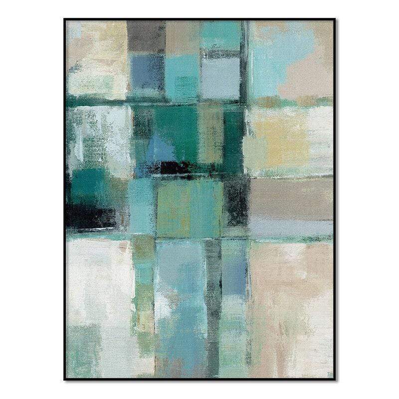 Teal of Art  Stretched Canvas - Nordic Side - 1 Piece, Acrylic Image, canvas art, Canvas Image, spo-enabled