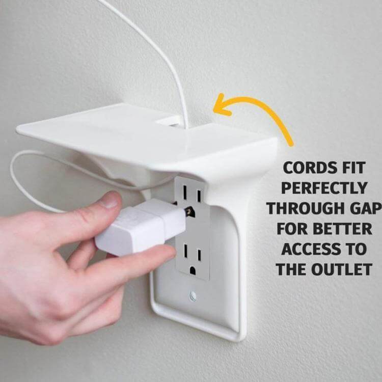 Wall Outlet Organizer - Nordic Side - Wall Outlet Organizer