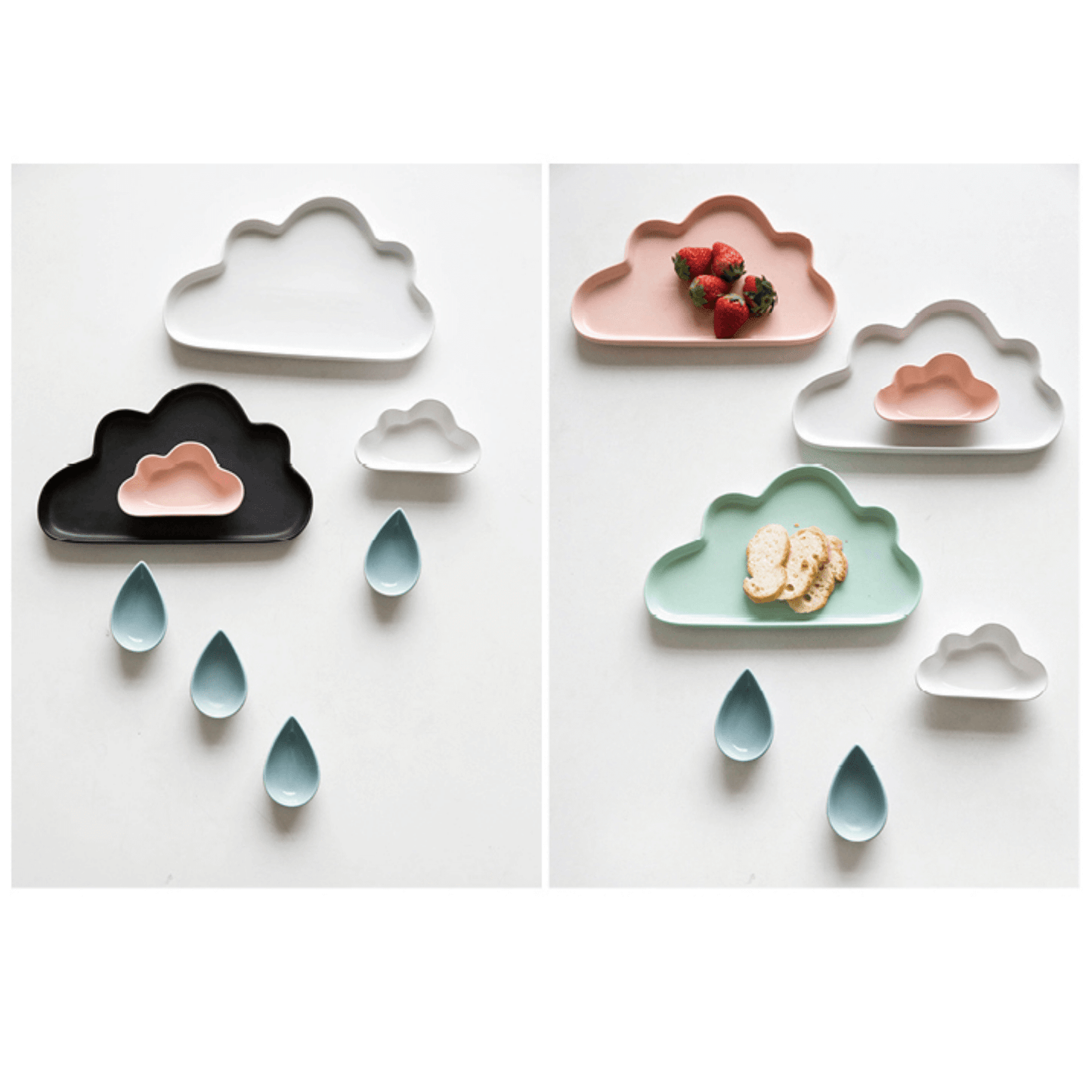 Warm & Cloudy Table Plates - Nordic Side - 