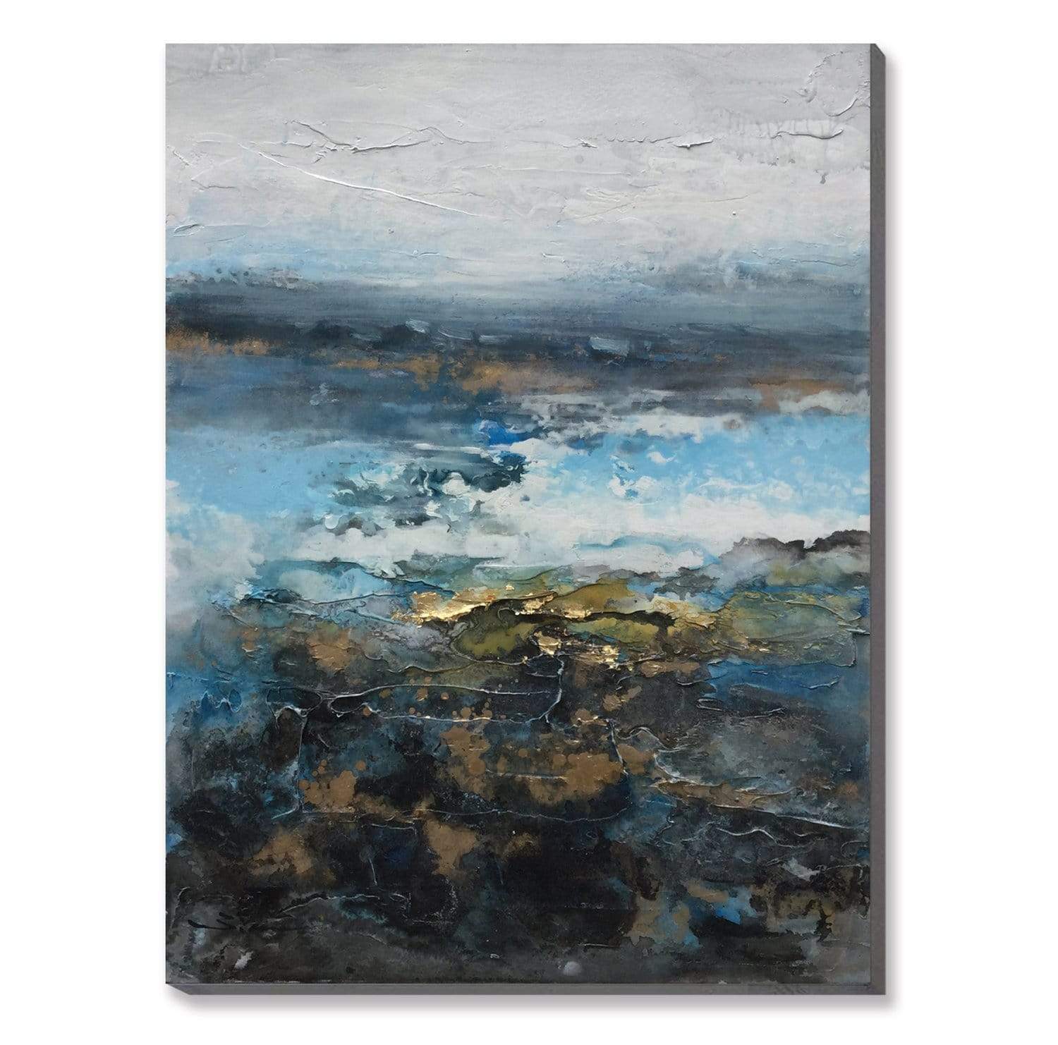 Mean Marsh Oil Painting - Nordic Side - Oil Painting